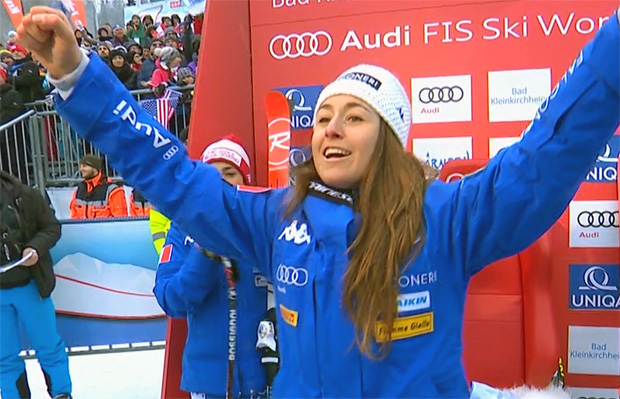 Sofia Goggia triumphiert bei Abfahrt in Bad Kleinkirchheim