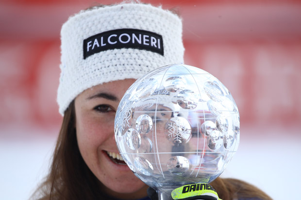 Sofia Goggia ist Abfahrts-Weltcupsiegerin der Saison 2020/21 (Foto: © Archivio FISI/ Pentaphoto/ Alessandro Trovati)