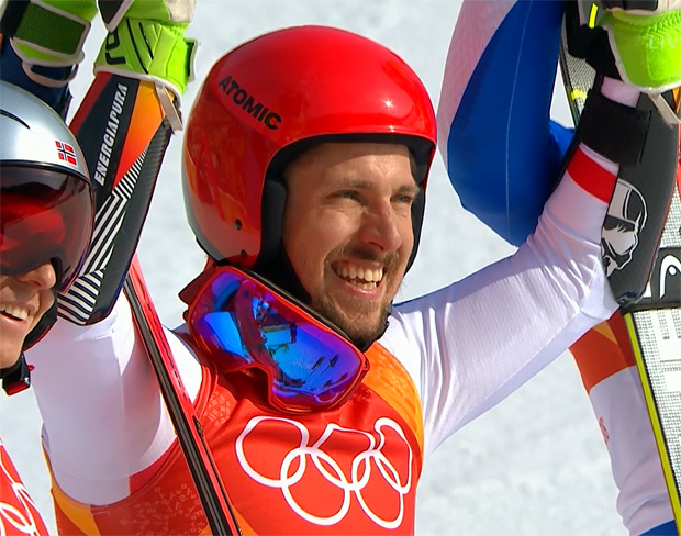 Marcel Hirscher ist Riesenslalom Olympiasieger 2018 in Pyeongchang