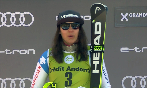 Wendy Holdeners Sieg im Slalom ist nur noch eine Frage der Zeit