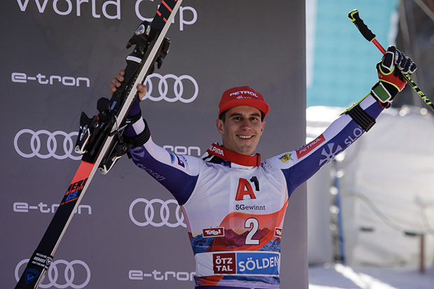Slowene Zan Kranjec hofft auf eine goldene Zukunft (© Claudia Egger / Skiweltcup.TV)