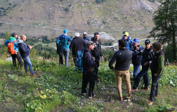 FIS-Delegation um Peter Gerdol auf Stippvisite in La Thuile