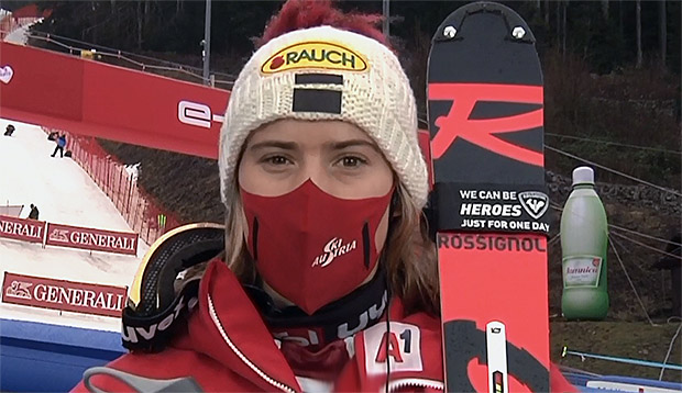 Katharina Liensberger nähert sich Schritt für Schritt dem Skihimmel