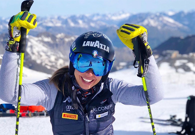 Ski-Pensionistin Francesca Marsaglia hat sich mit einem Knall zurückgemeldet (Foto: Francesca Marsaglia / instagram)