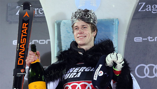 Clément Noël gewann vor zwei Jahren den Slalom in Zagreb (Foto: © Erich Spiess/ASP/Red Bull Content Pool)