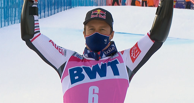 Alexis Pinturault gewinnt auch den zweiten Riesentorlauf von Adelboden