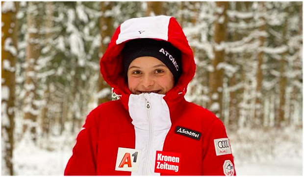 Emily Schöpf will in Andorra, auf den Spuren von Mirjam Puchner, ihren Ski Weltcup Fixstartplatz in der Abfahrt. (Foto: Emily Schöpf / Instagram)