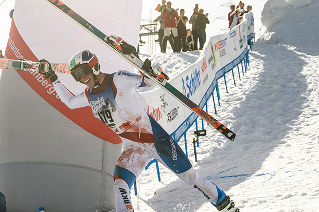 Der Tiroler Dominik Schranz siegte bei der 22. Auflage des Kultrennens "Der Weisse Rausch". (© Säly Photography)