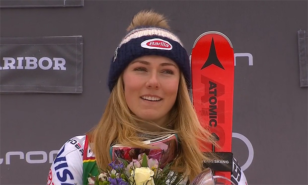 Mikaela Shiffrin auch beim Slalom von Maribor eine Klasse für sich