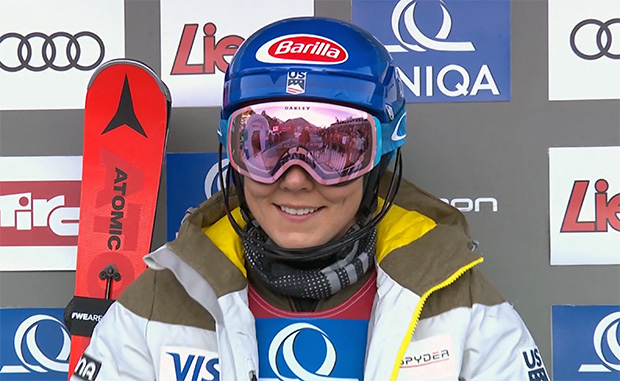 Mikaela Shiffrin übernimmt Führung nach dem ersten Slalom-Durchgang in Lienz