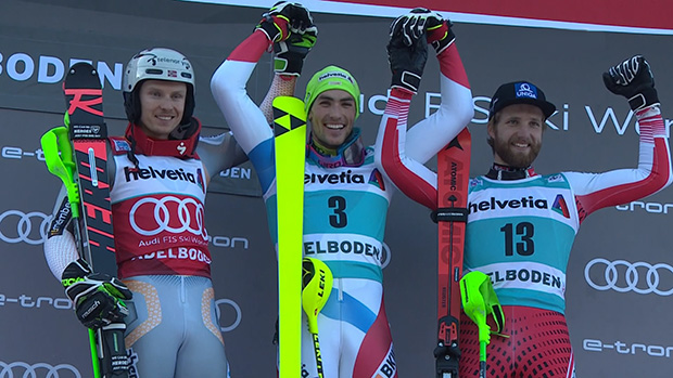 Daniel Yule durfte sich beim Slalom von Adelboden als Sieger feiern lassen, und verwies Henrik Kristoffersen (NOR) und Marco Schwarz (AUT), auf die Ränge zwei und drei