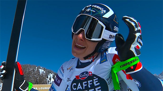 Ski-WM 2021: Ilka Stuhec übergab die Abfahrtskrone an Corinne Suter