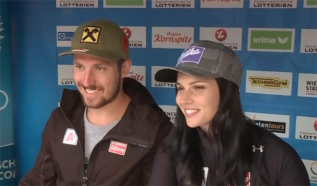 Marcel Hirscher und Anna Veith beim Tag des Sports 2018 im Wiener Prater.